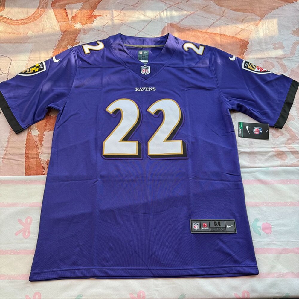 Baltimore Ravens Derrick Henry #22 Purple Quilted Jersey
